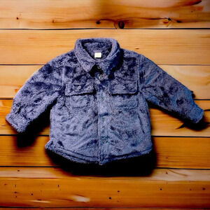 NWT BabyGAP sherpa shacket, navy blue, 18-24 months, 31-33 in, 27-30 lb
